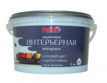 картинка Краска акриловая моющаяся №309 Можжевельник 3,7кг