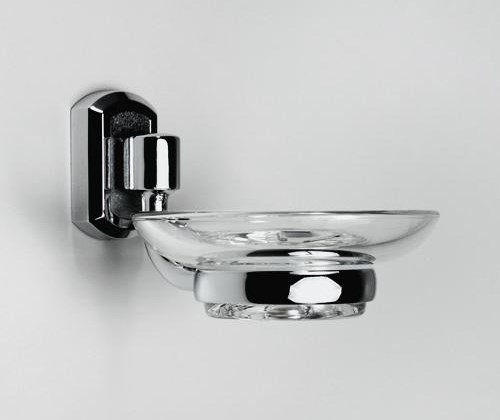 картинка Мыльница стекло К-3029, хром