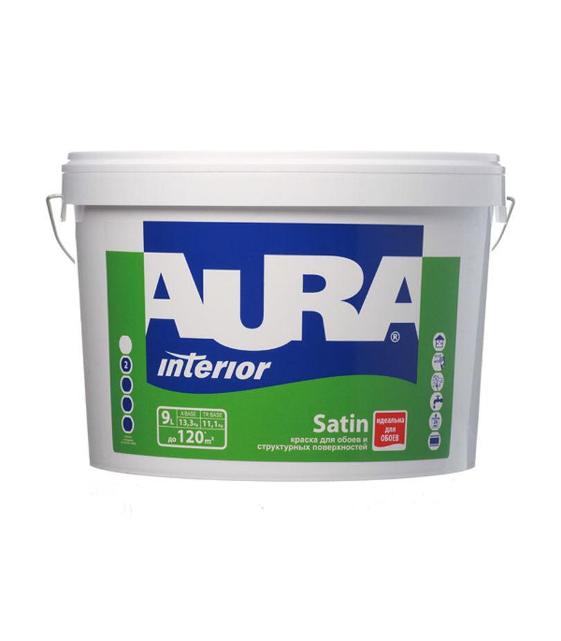 картинка АURA SATIN TR краска д/обоев 2,7л