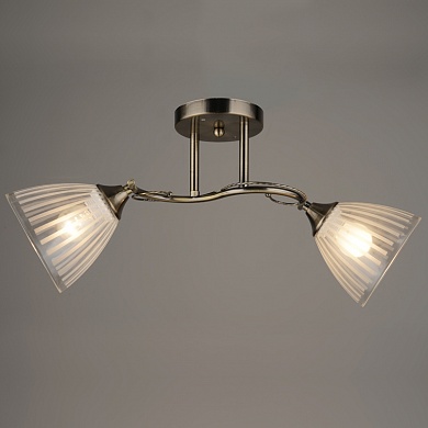 картинка N3844/2 AB бронза 2x40W E27 d500 h240, Люстра