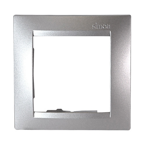 картинка Рамка на 1 пост алюминий Simon 15 1500610-033