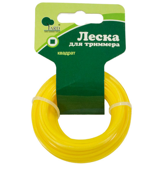 картинка Леска д/триммера 3мм 15м "квадрат" 51-8-430