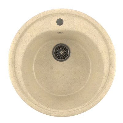 картинка Мойка круглая Бежевая (328) ML-GM11 500мм (глуб.чаши)