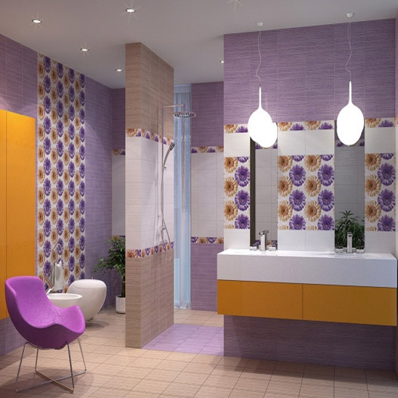 картинка ЗЕЛАНДИЯ Белая плитка настенная 200х300х7мм Нефрит